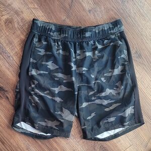 Valance Collection Camouflage Athletic Shorts, Size M, Pockets